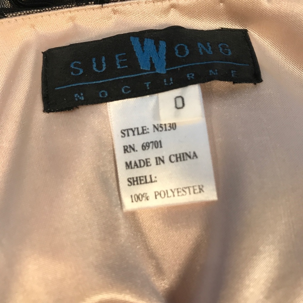 Sue Wong Black Midi Dress - Picture 8 of 8